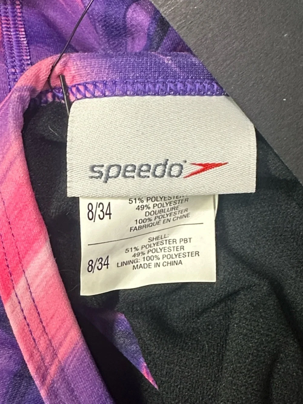 Speedo Train Tech One Piece Swimsuit Women Sporty Minimalist Athletic Swimwear